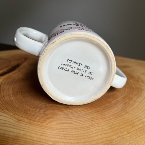 Vintage 80s Chadwick Miller The Hangover Mug Two Handled Morning After Humor - Picture 9 of 9
